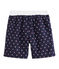 Shorts de playa infantiles para niño azul SUBMARINE/blanco MULTICO