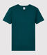 Camiseta de cuello redondo emblemática de algodón de mujer