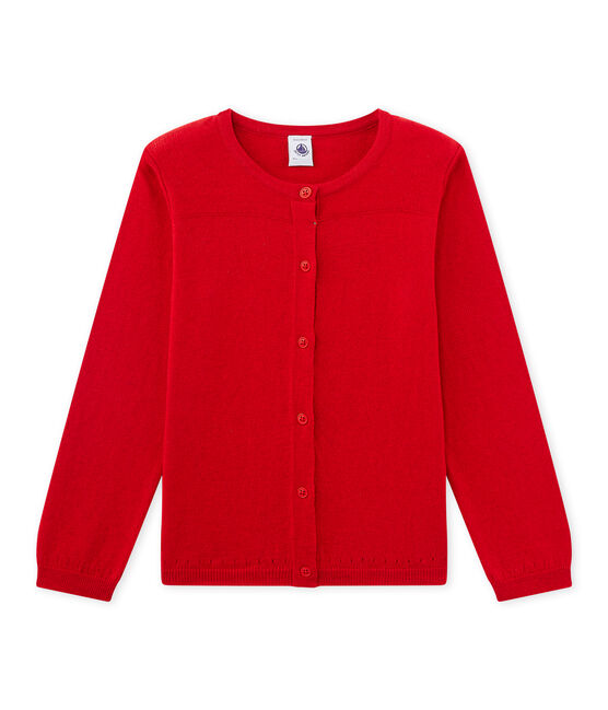 Cárdigan para niña rojo FROUFROU