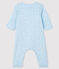 Bodi pijama sin pies con estrellas de bebé niño de algodón orgánico azul FRAICHEUR/gris CONCRETE