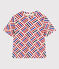 Camiseta de algodón LE COZY para mujer blanco AVALANCHE+STOP/ MULTICO