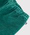 Pantal&oacute;n de terciopelo liso para beb&eacute; verde