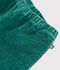 Pantal&oacute;n de terciopelo liso para beb&eacute; verde