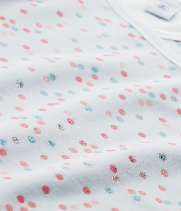 Pijama de terciopelo para ni&ntilde;a azul/multicolor