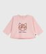 Camiseta de algodón de manga larga con motivo de gato para bebé