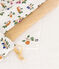 Juego de 3 muselinas para bebé con estampado de frutas y milrayas MARSHMALLOW/ BOUDOR/ MULTICO