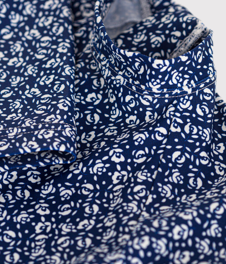 Mono de ba&ntilde;o anti UV para beb&eacute; azul/blanco