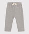 Pantalón de felpa para bebé gris CHATON CHINE