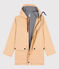 Chubasquero icónico de material reciclado y algodón ORGÁNICO beige TRENCH