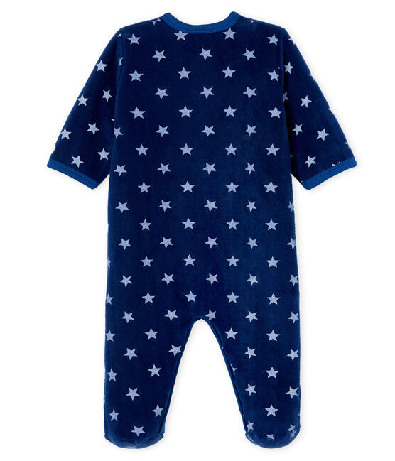 Sobrepijama de polar para bebé niño azul MEDIEVAL/blanco MARSHMALLOW