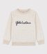 Sudadera de muletón bordada infantil unisex
