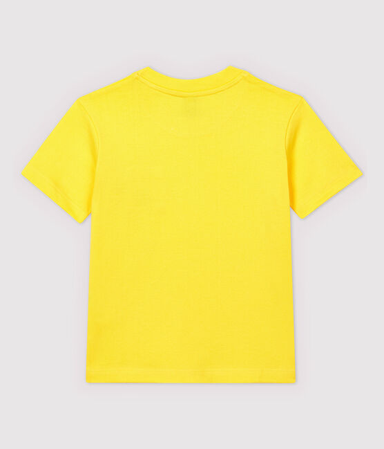 Camiseta de manga corta de punto de niño amarillo RAIPONCE