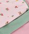 Juego de culottes infantiles de algodón con estampado de flores variante 1