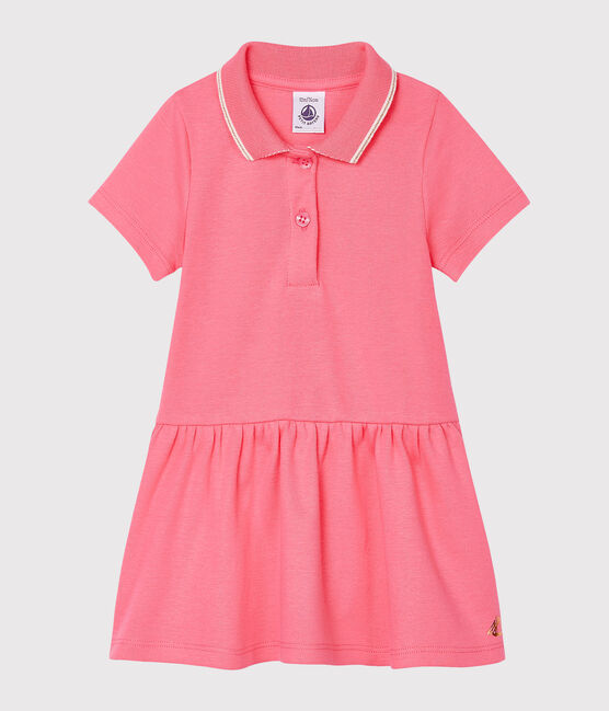 Vestido de polo para bebé niña rosa CUPCAKE