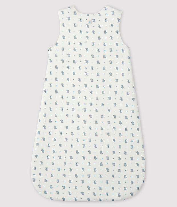 Saco de beb&eacute; de algod&oacute;n org&aacute;nico blanco/gris/multicolor