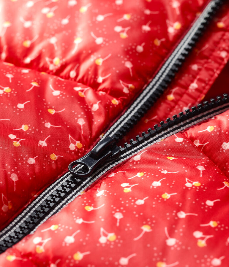 Chaqueta acolchada para beb&eacute;. rojo/multicolor