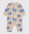 Mono largo de algod&oacute;n con estampado de estrellas para beb&eacute; beige/multicolor