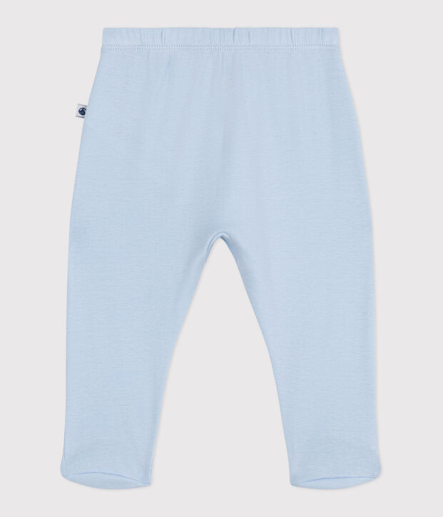 Pantal&oacute;n con pies de algod&oacute;n liso para reci&eacute;n nacido TOUDOU
