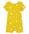 Mono corto de punto para bebé niño amarillo HONEY/blanco MARSHMALLOW CN