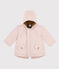 Gabardina con forro de sherpa de bebé rosa SALINE