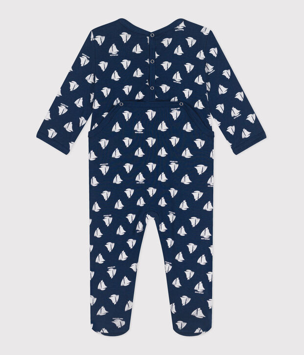 Dors bien en coton b&eacute;b&eacute; azul/blanco