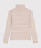Camiseta Iconique de cuello vuelto de algodón para mujer blanco AVALANCHE/ MULTICO