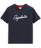 Camiseta para niño con estampado azul SMOKING
