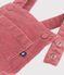 Pichi de terciopelo para niña rosa ROSEWOOD