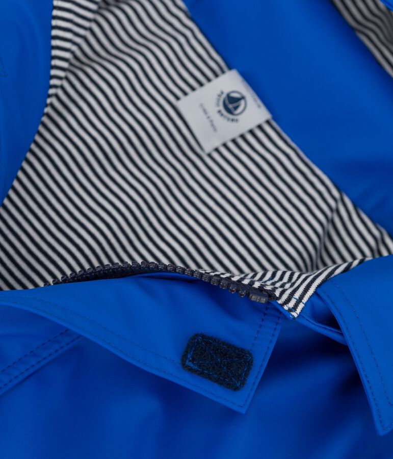 CHUBASQUERO IC&Oacute;NICO RECICLADO DE NI&Ntilde;A/NI&Ntilde;O azul