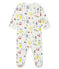 Pijama de punto para bebé niño blanco MARSHMALLOW/blanco MULTICO