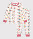 Pijama infantil de algodón con estampado de Navidad