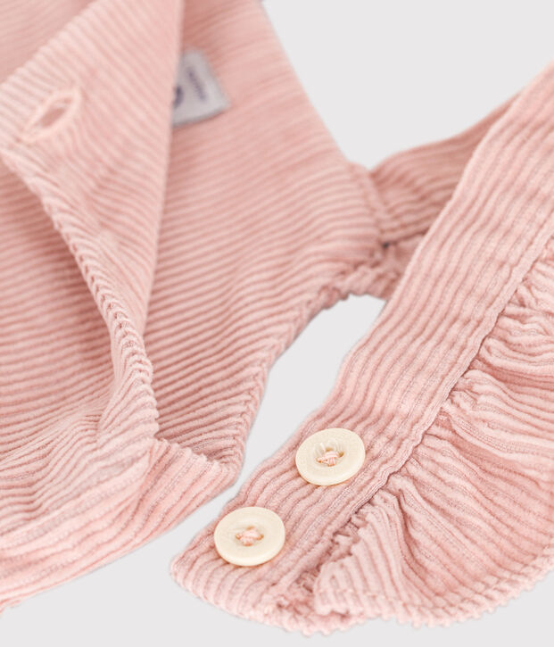 Peto de pana para beb&eacute; rosa