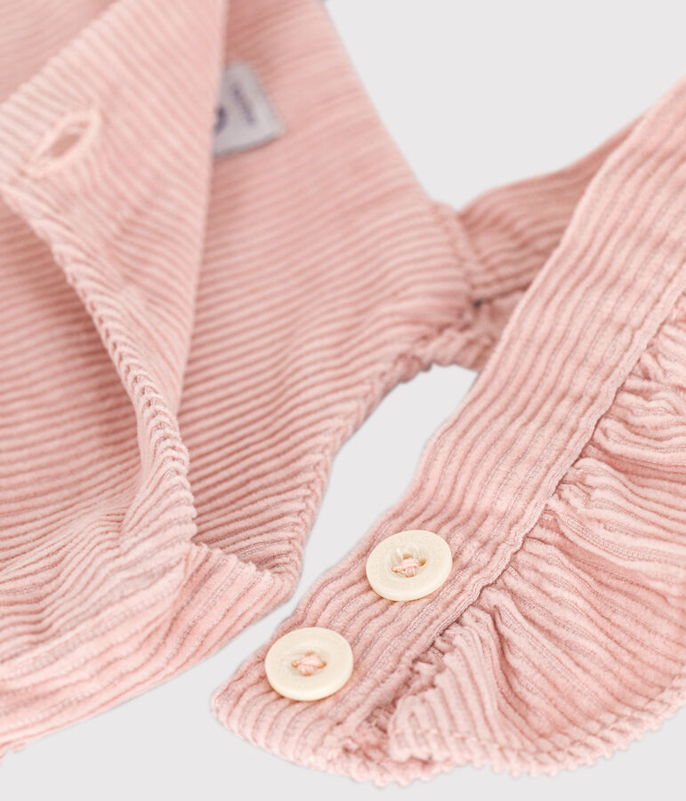 Peto de pana para beb&eacute; rosa SALINE