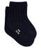 Calcetines de punto para bebé unisex azul SMOKING
