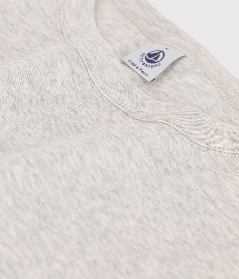 Camiseta LA ICONICA de algod&oacute;n con cuello redondo para mujer gris