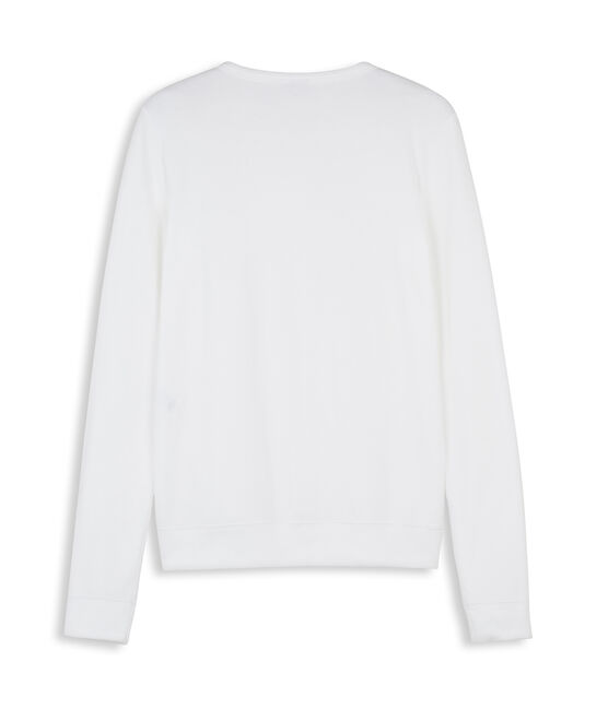 Cardigan mujer blanco ECUME