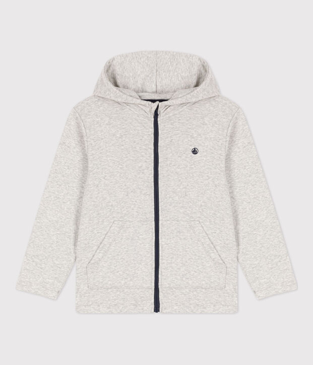 Sudadera con capucha y cremallera de ni&ntilde;o BELUGA CHINE