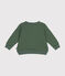 Chaqueta de punto de túbico acolchado para bebé verde CROCO