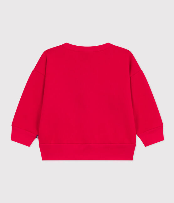 Sudadera de muletón de bebé rojo CORRIDA