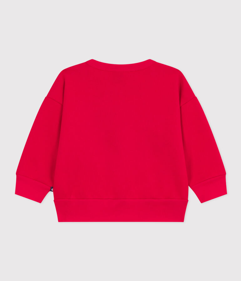 Sudadera de mulet&oacute;n de beb&eacute; rojo CORRIDA