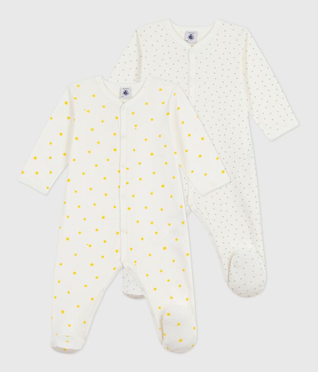 Juego de pijamas de algod&oacute;n estampado para beb&eacute; multicolor