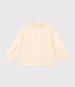 Blusa de manga larga de gasa de algodón para bebé