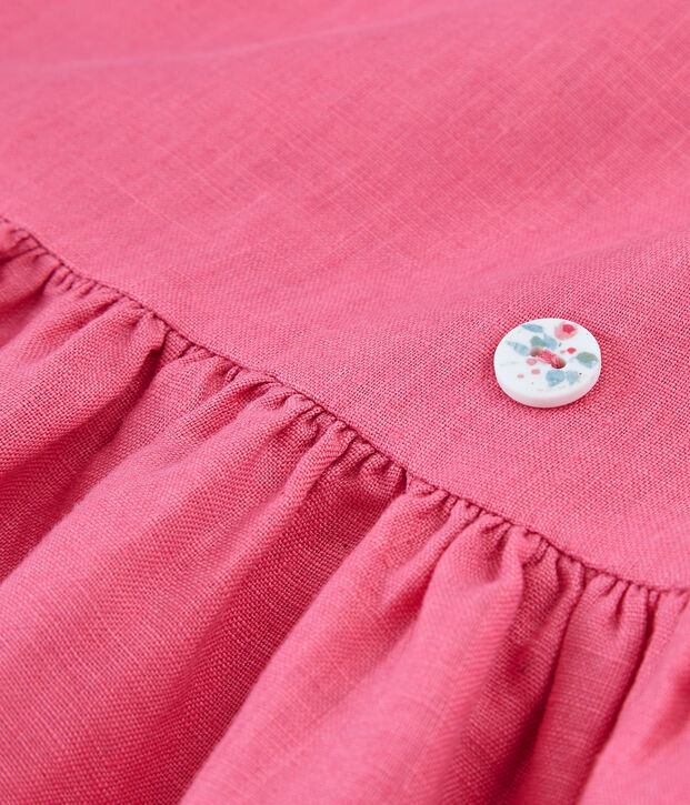 Vestido infantil para ni&ntilde;a rosa