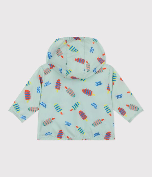 Cortavientos ultraligero para beb&eacute; azul/multicolor