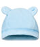 Gorro nacimiento de terciopelo para bebé unisex azul FRAICHEUR