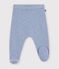 Pantalon b&eacute;b&eacute; en tricot laine et coton uni POLAIRE