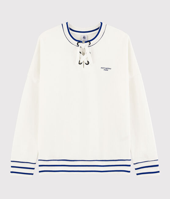 Sudadera de felpa de mujer blanco MARSHMALLOW