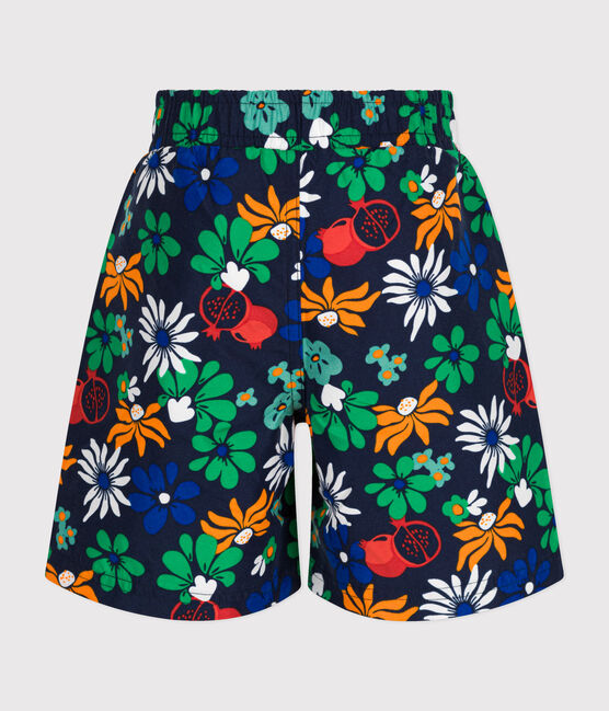 Bañador estampado para niño azul MEDIEVAL/blanco MULTICO