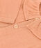Blusa de manga larga de gasa de algodón para bebé rosa SIENNA