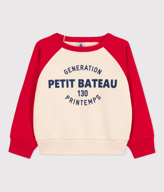 Sudadera de felpa para niño/niña rojo PEPS/blanco AVALANCHE